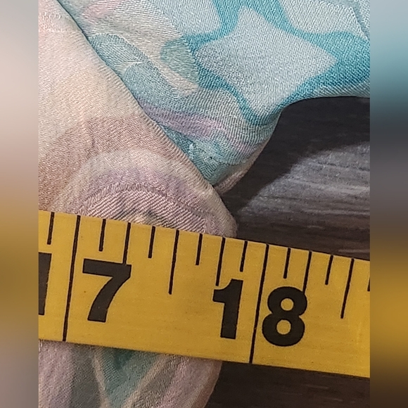 Anne Crimmins For Umi Collection Vintage Paisley Light Blue 2 Piece Skirt Set - Picture 8 of 10